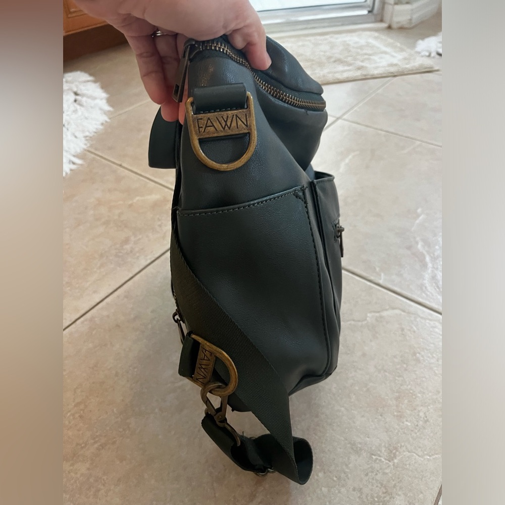 Fawn Design green mini diaper backpack - Picture 3 of 5
